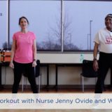 At home workout with Nurse Jenny Ovide and Willie Boone